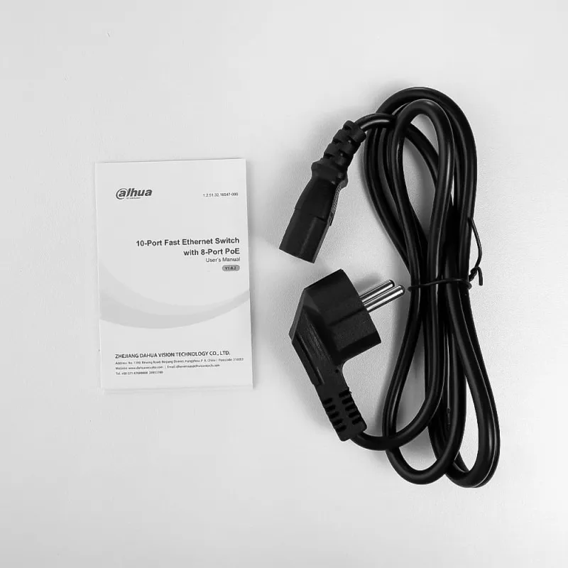 Комутатор Dahua DH-PFS3010-8ET-65 - мініатюра 2