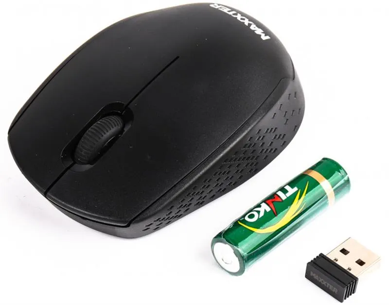 Миша бездротова Maxxter Mr-420 Black - мініатюра 3