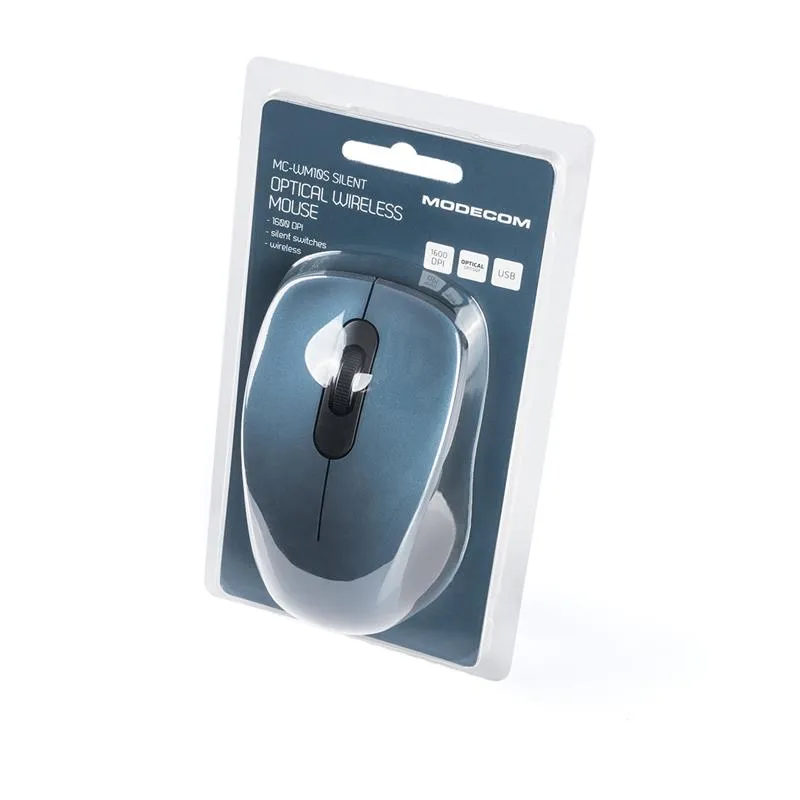 Миша бездротова Modecom MC-WM10S Blue (M-MC-WM10S-400) - мініатюра 5