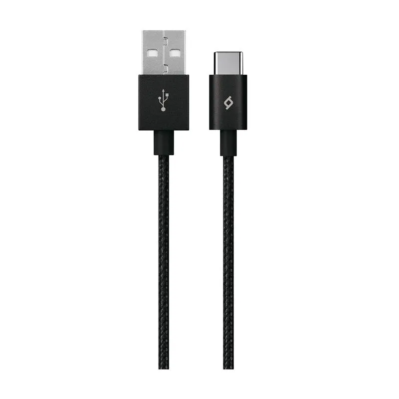 Кабель Ttec AlumiCable XL USB - USB Type-C (M/M), 2 м, Black (2DK23S) - зображення 1