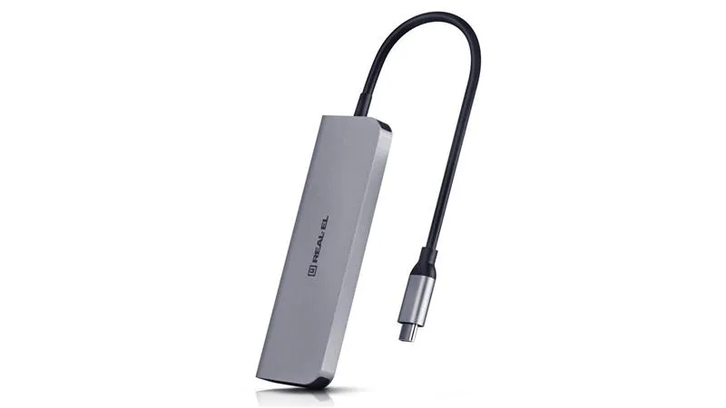 USB-хаб REAL-EL CQ-700 4 ports - мініатюра 2