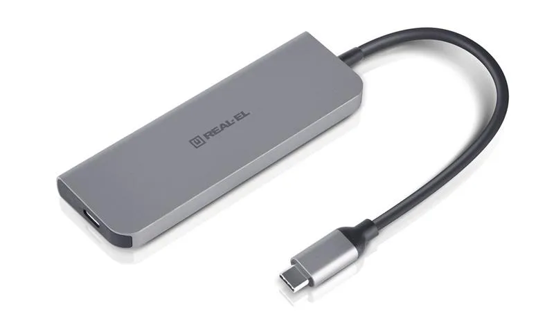 USB-хаб REAL-EL CQ-700 4 ports - мініатюра 6