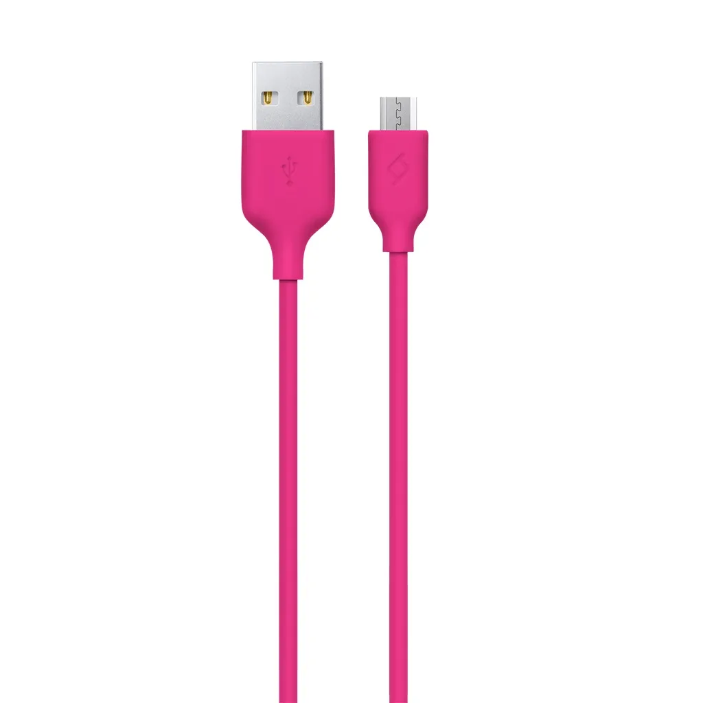 Кабель Ttec USB - мicro USB (M/M), 1.2 м, Pink (2DK7530P)  - зображення 1