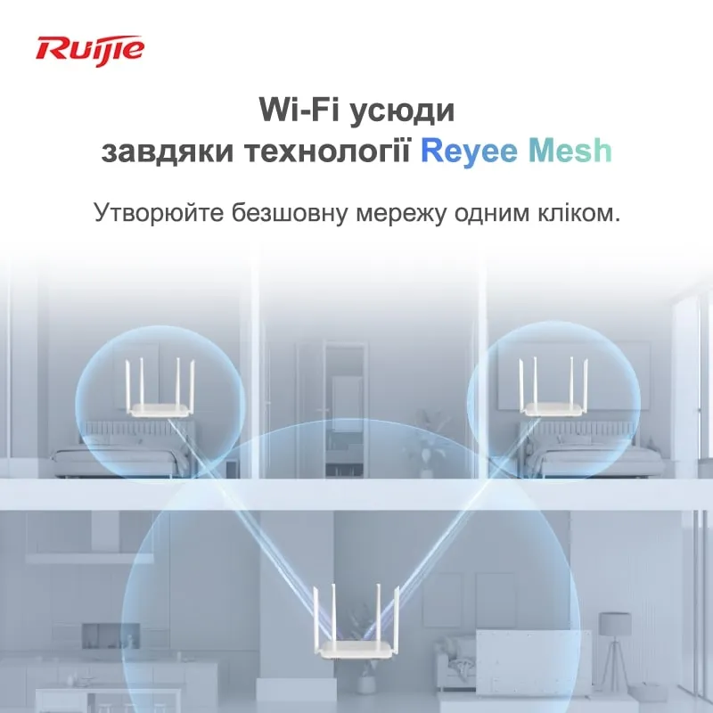Бездротовий маршрутизатор Ruijie Reyee RG-EW1200 - мініатюра 8