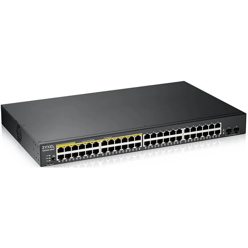 Комутатор ZYXEL GS1900-48HPv2 (GS190048HPV2-EU0101F) - мініатюра 4