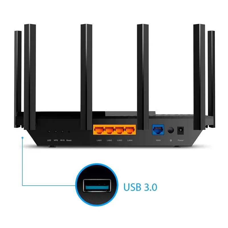 Бездротовий маршрутизатор TP-Link Archer AX73 - мініатюра 3