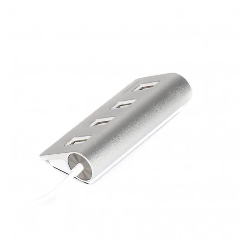 USB-хаб Maxxter 4 ports Silver (HU2A-4P-01) - мініатюра 2