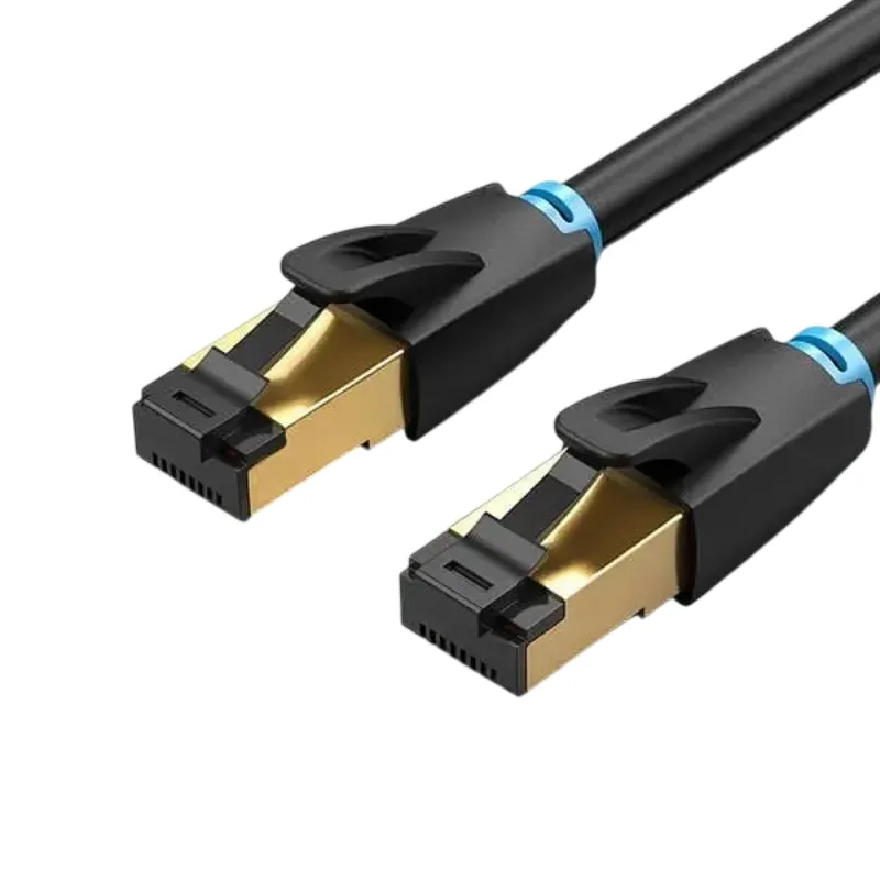 Патч-корд Vention CAT 8 SFTP Ethernet, 0.5 m, Black (IKABD) - мініатюра 7