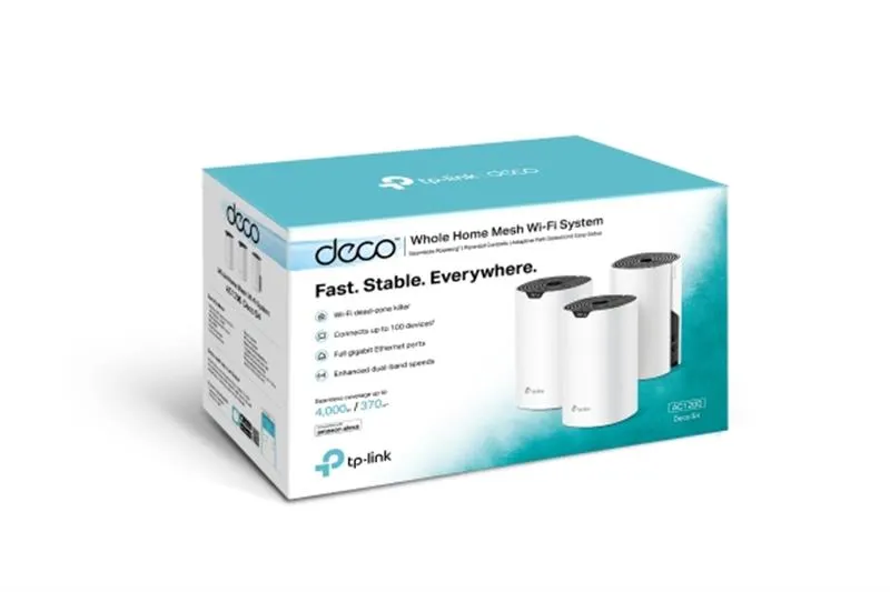Комплект з трьох Mesh Wi-Fi маршрутизаторів TP-Link Deco S4(3-pack) - мініатюра 3