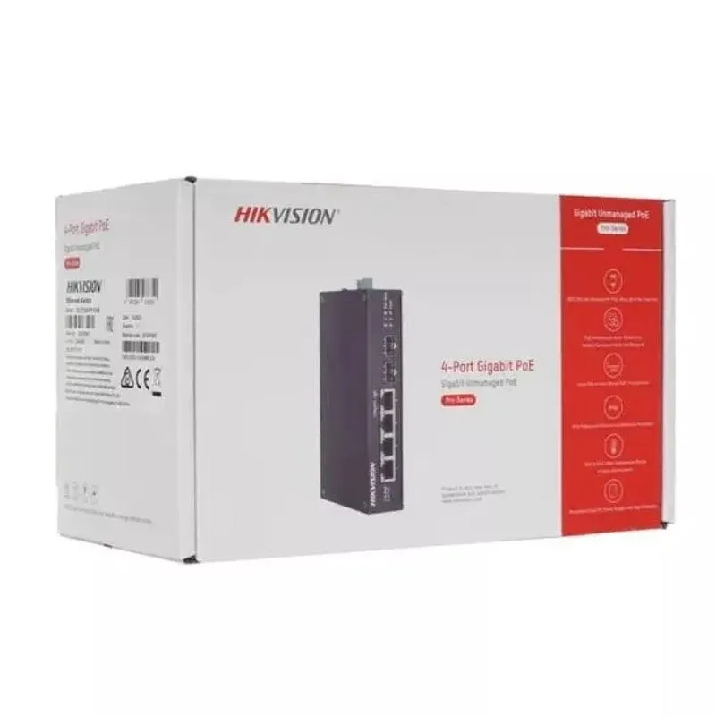 Комутатор Hikvision DS-3T0506HP-E/HS - мініатюра 2