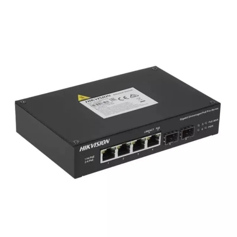 Комутатор Hikvision DS-3T0506HP-E/HS - мініатюра 3