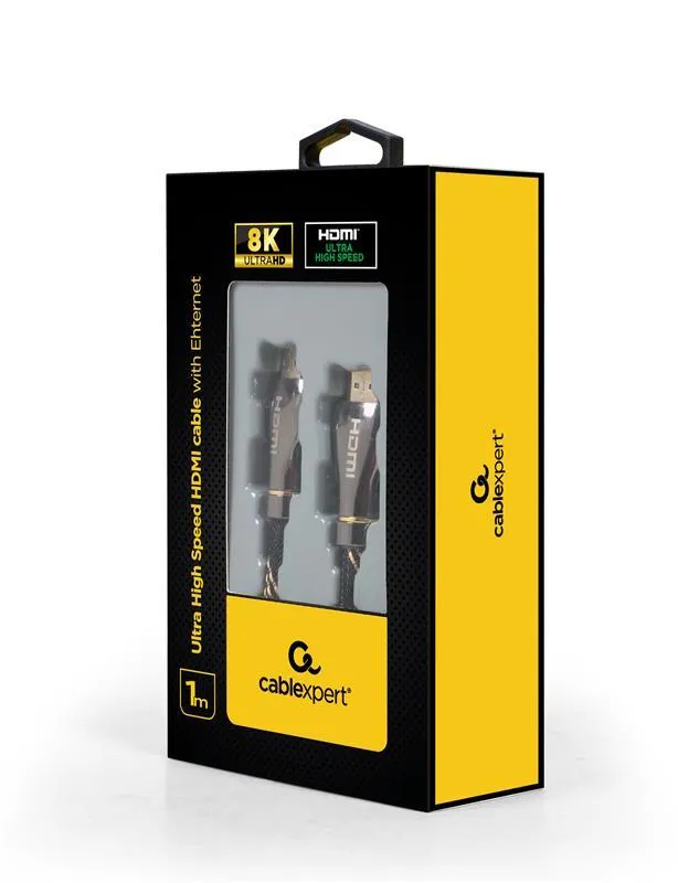 Кабель Cablexpert HDMI - HDMI V 2.1 (M/M), 1 м, чорний (CCBP-HDMI8K-1M) коробка - мініатюра 3