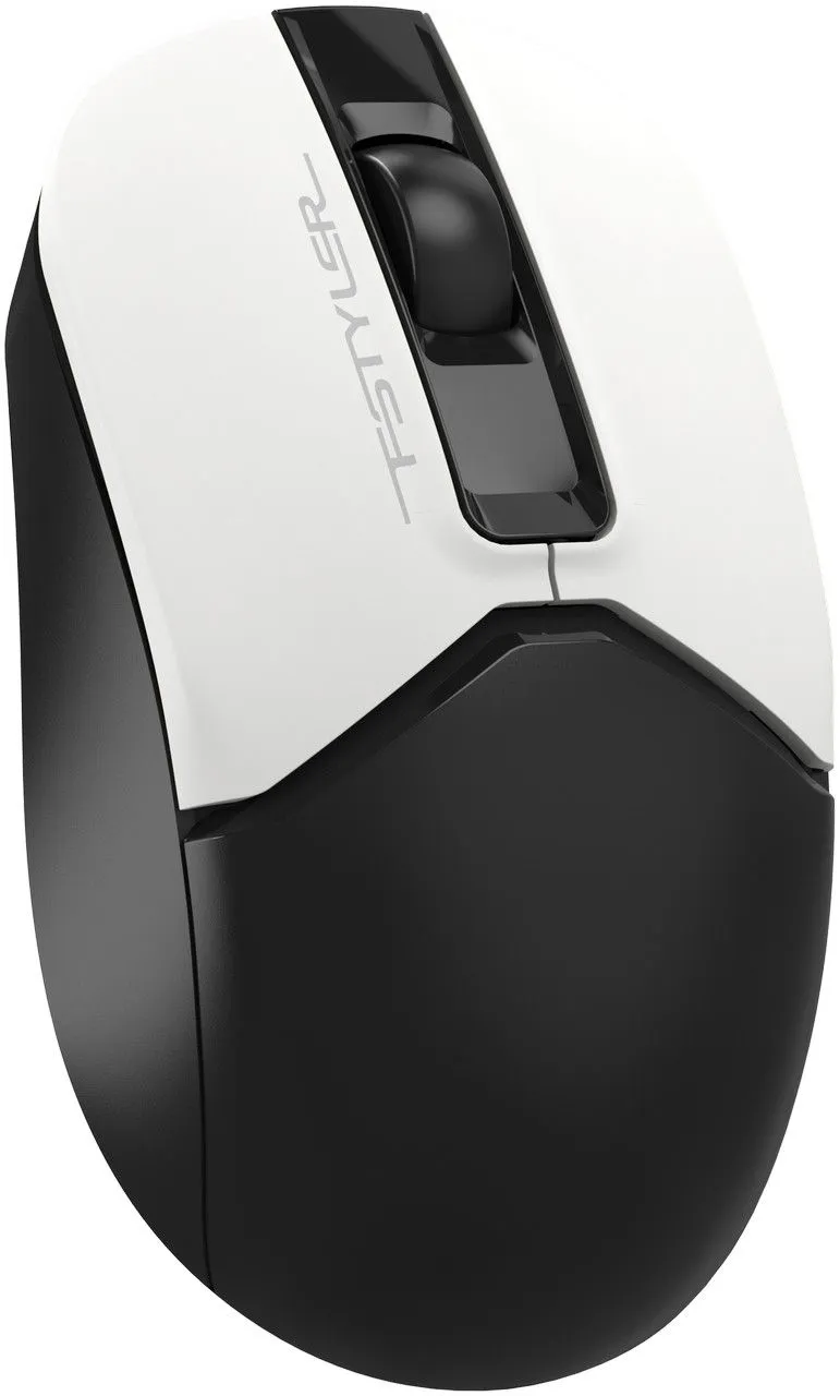 Миша бездротова A4Tech FG12 Black/White USB - зображення 1