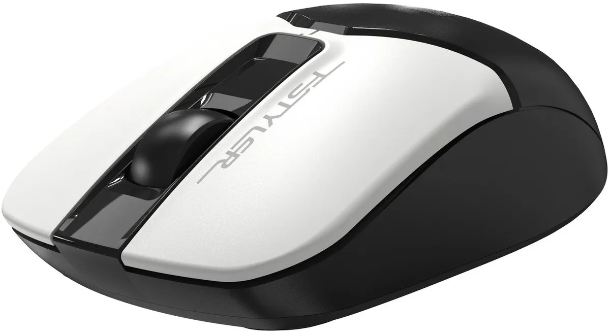 Миша бездротова A4Tech FG12 Black/White USB - мініатюра 2