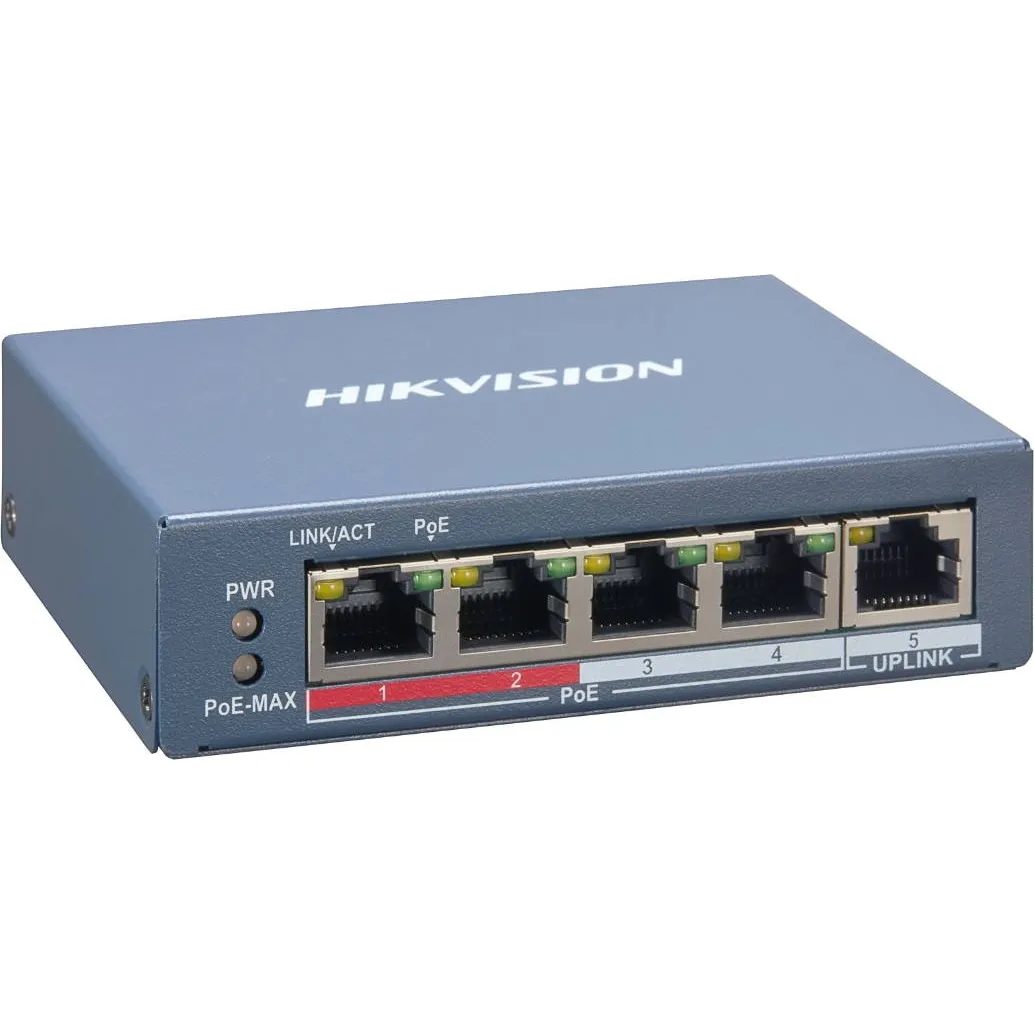 Комутатор Hikvision DS-3E1105P-EI