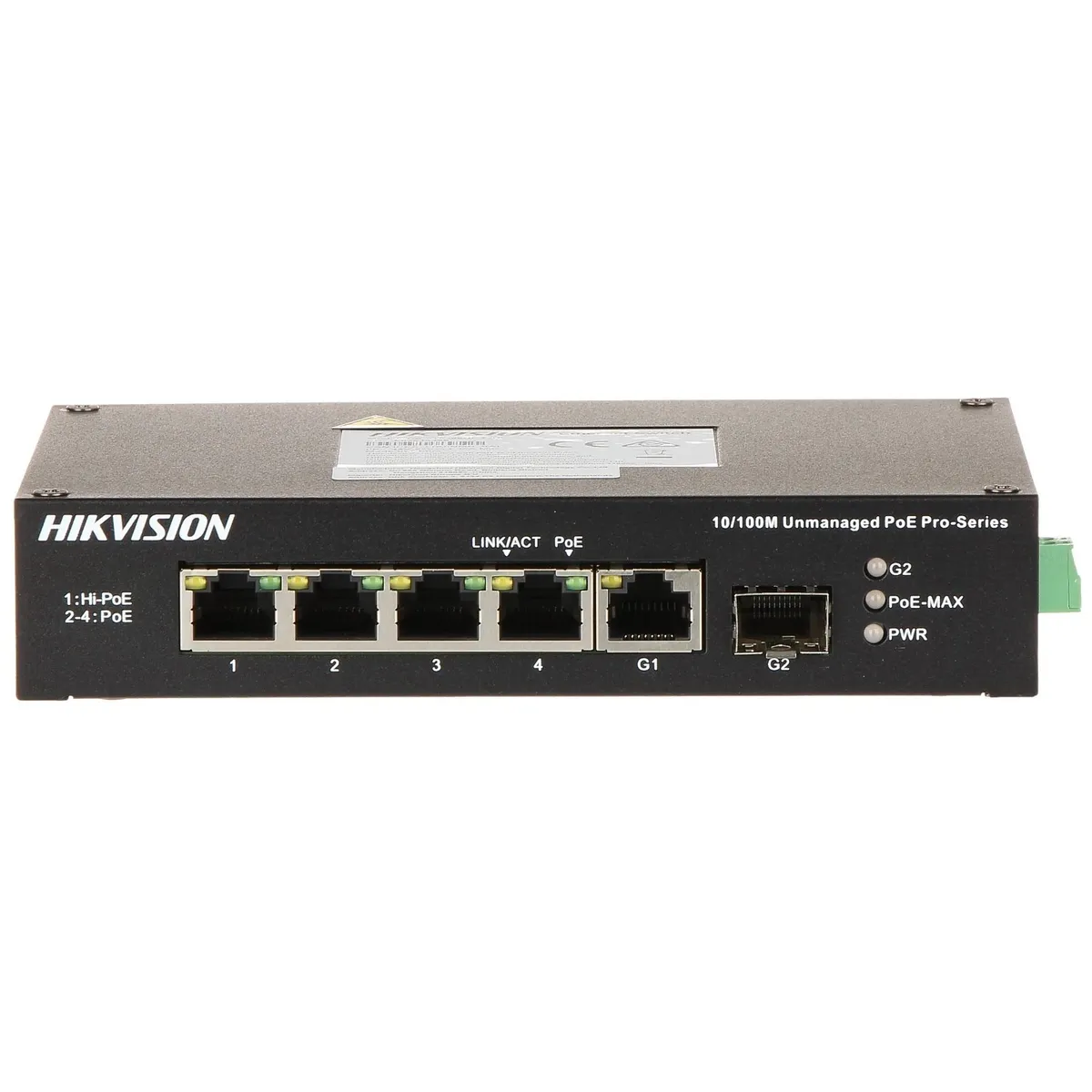 Комутатор Hikvision DS-3T0306HP-E/HS - мініатюра 5