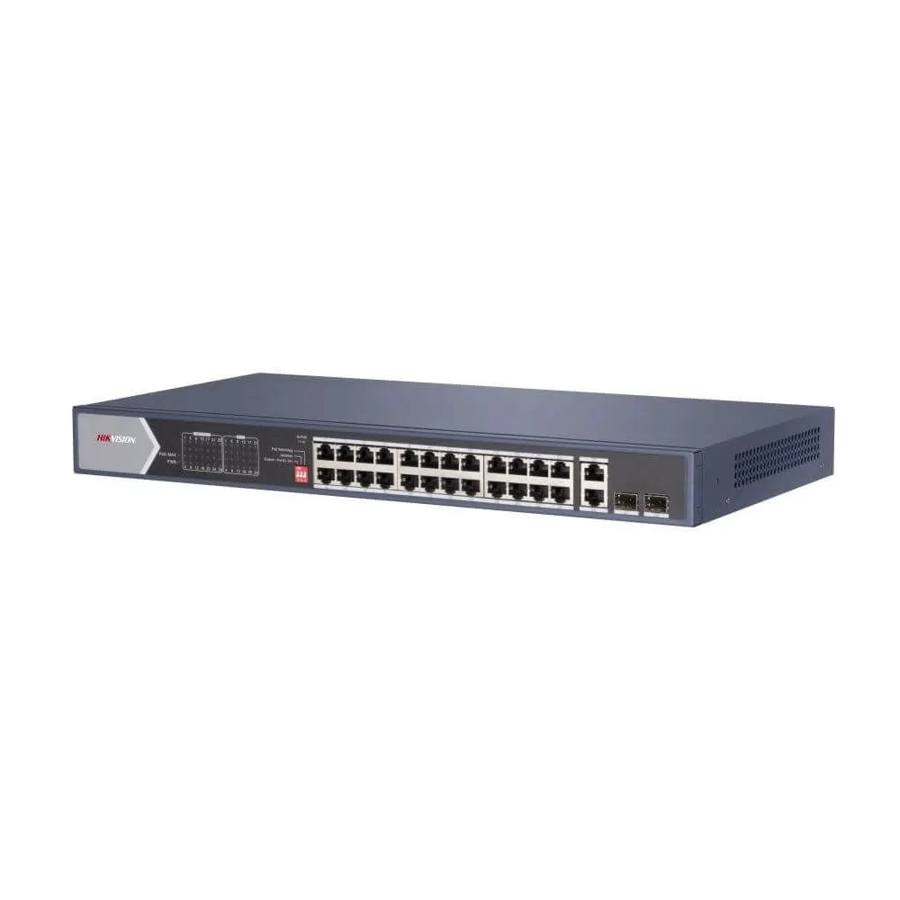 Комутатор Hikvision DS-3E0528HP-E - мініатюра 2