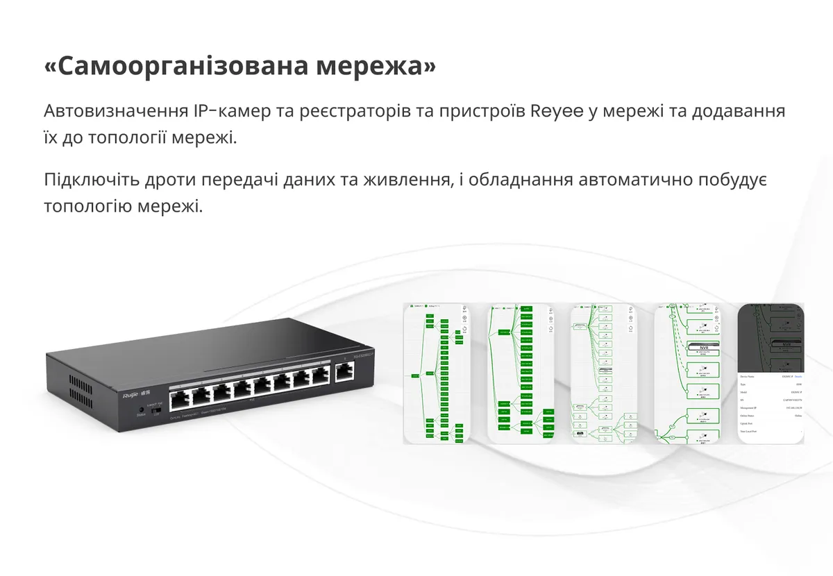 Комутатор Ruijie Reyee RG-ES209GC-P - мініатюра 5