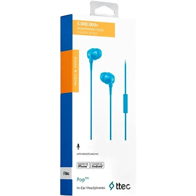 Гарнітура Ttec Pop Blue (2KMM13M) - мініатюра 3