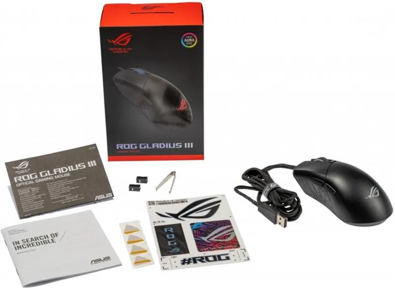 Миша Asus ROG Gladius III (90MP0270-BMUA00) - мініатюра 12