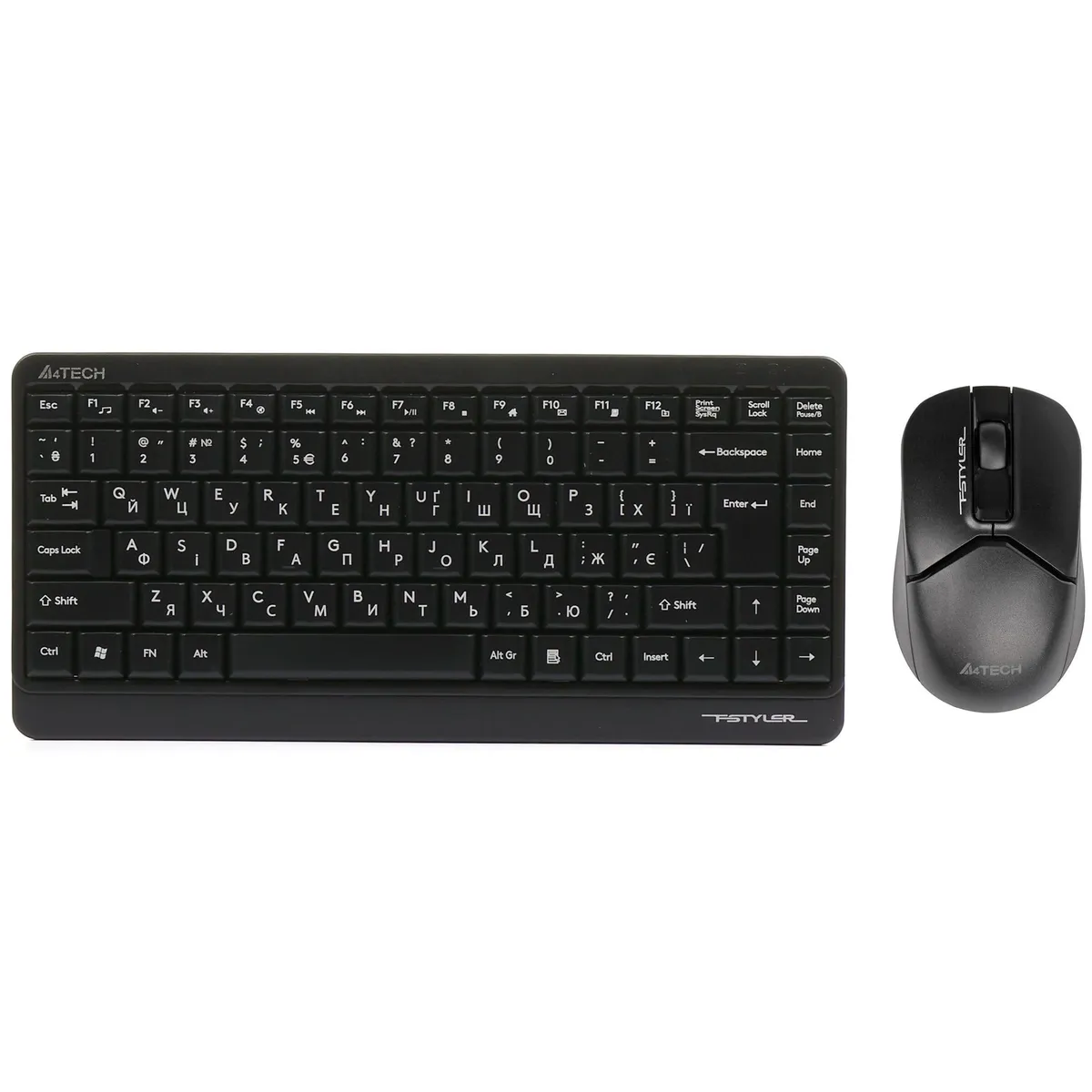 Комплект (клавіатура, миша) бездротовий A4Tech FG1112 Black - мініатюра 8