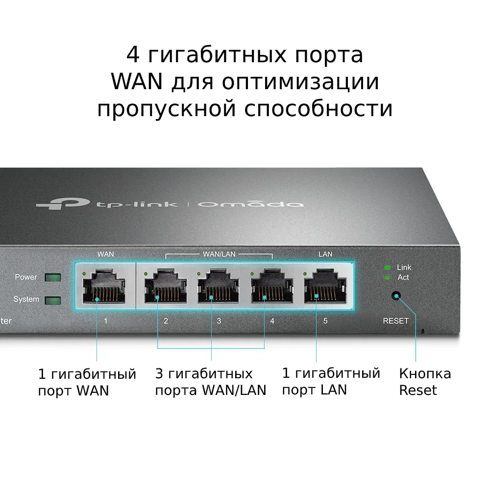 Маршрутизатор TP-Link ER605 - мініатюра 5