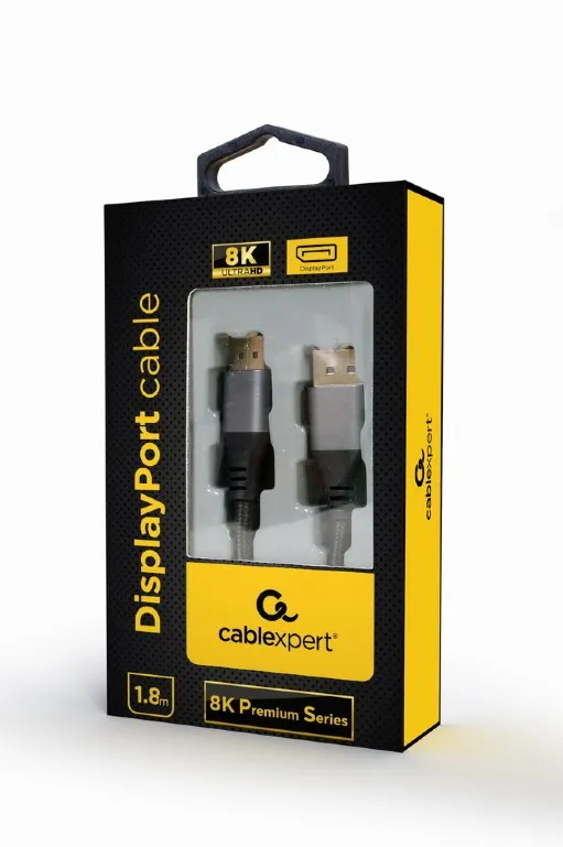 Кабель Cablexpert DisplayPort - DisplayPort V 1.4 (M/M), 1.8 м, чорний (CC-DP8K-6) коробка - мініатюра 2