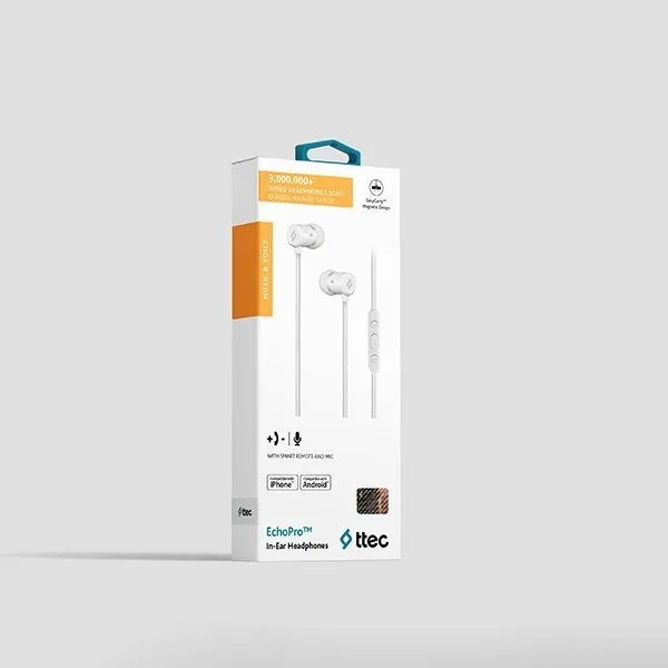 Гарнітура Ttec EchoPro Pearl White (2KM111B) - мініатюра 2