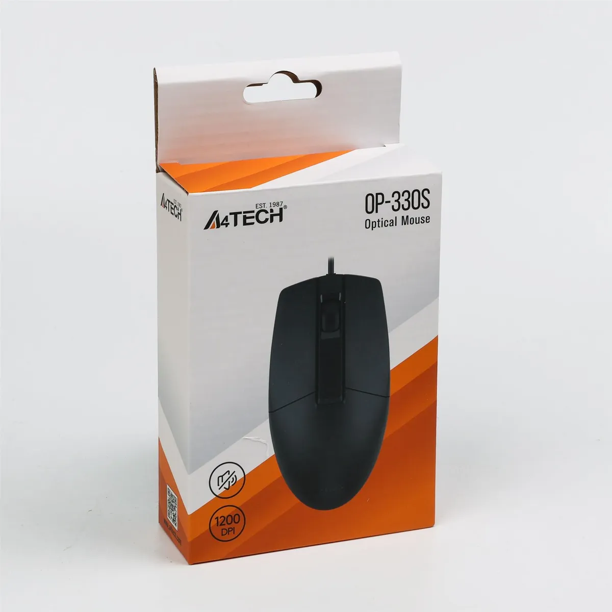 Миша A4Tech OP-330S Black - зображення 1