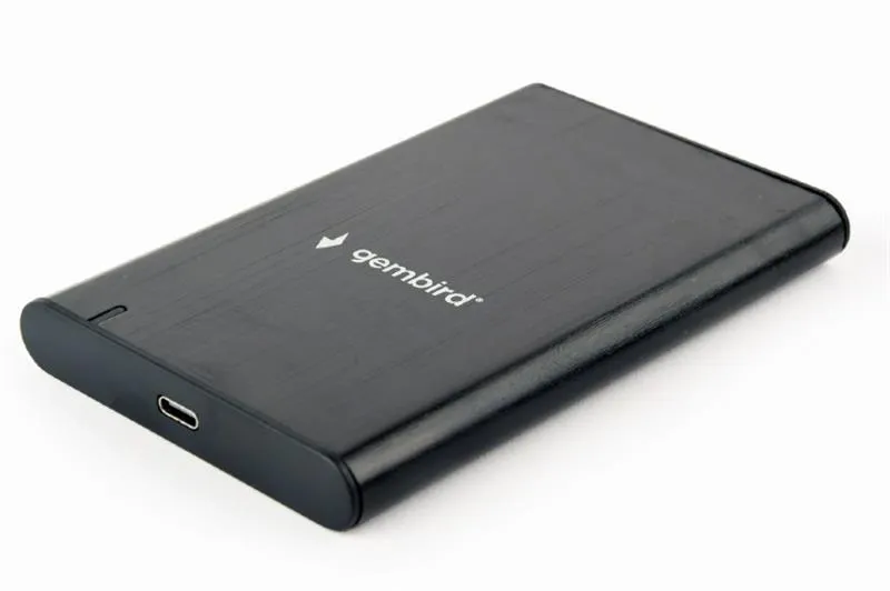 Зовнішня кишеня Gembird SATA HDD 2.5", USB 3.1, алюміній, Black (EE2-U3S-6)