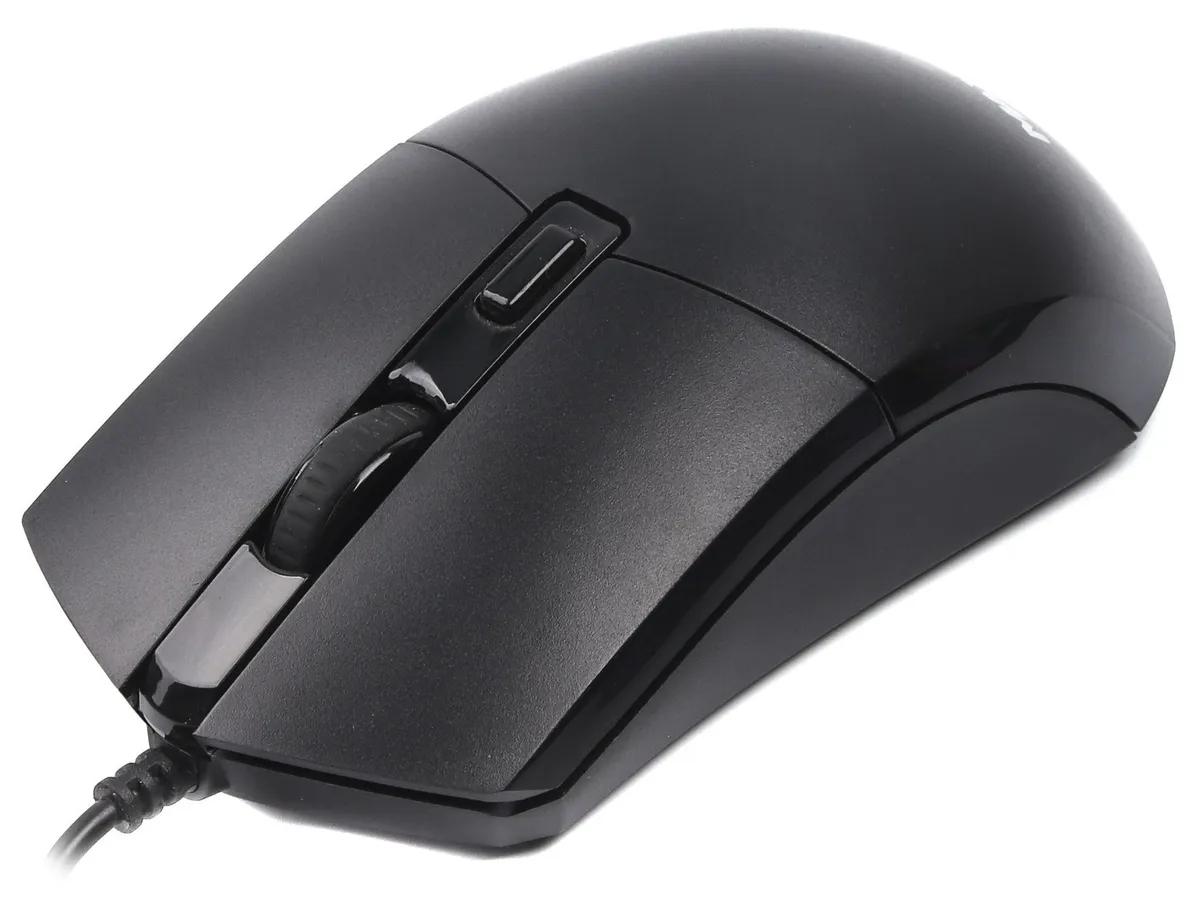 Миша Maxxter Mc-4B01 Black - зображення 1