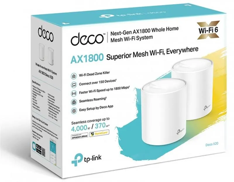 WiFi Mesh-система TP-Link Deco X20(2-pack) - мініатюра 5