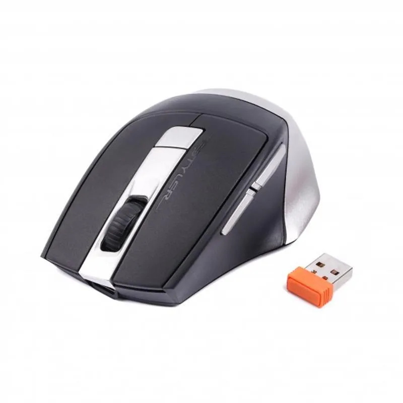 Миша бездротова A4Tech Fstyler FB35C Smoky Grey USB - зображення 1