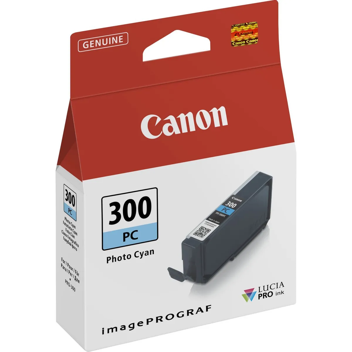 Картридж Canon (PFI-300) imagePROGRAF PRO-300 (4197C001) Photo Cyan - мініатюра 3