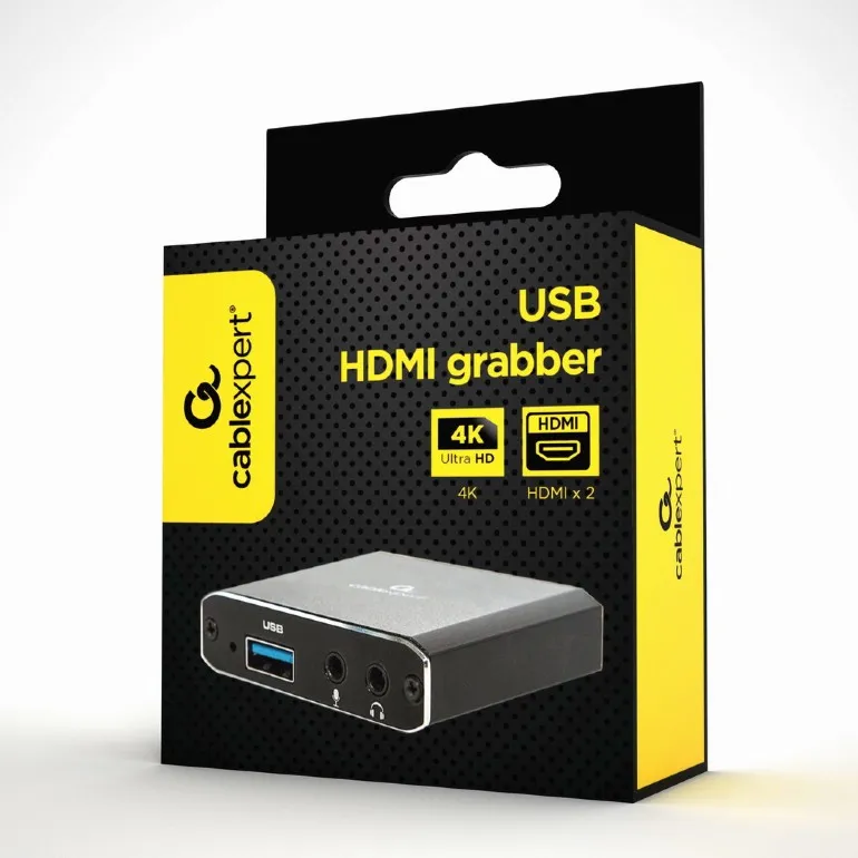Адаптер Cablexpert HDMI - HDMI+USB+3.5 мм (F/F), Black (UHG-4K2-01) - мініатюра 4