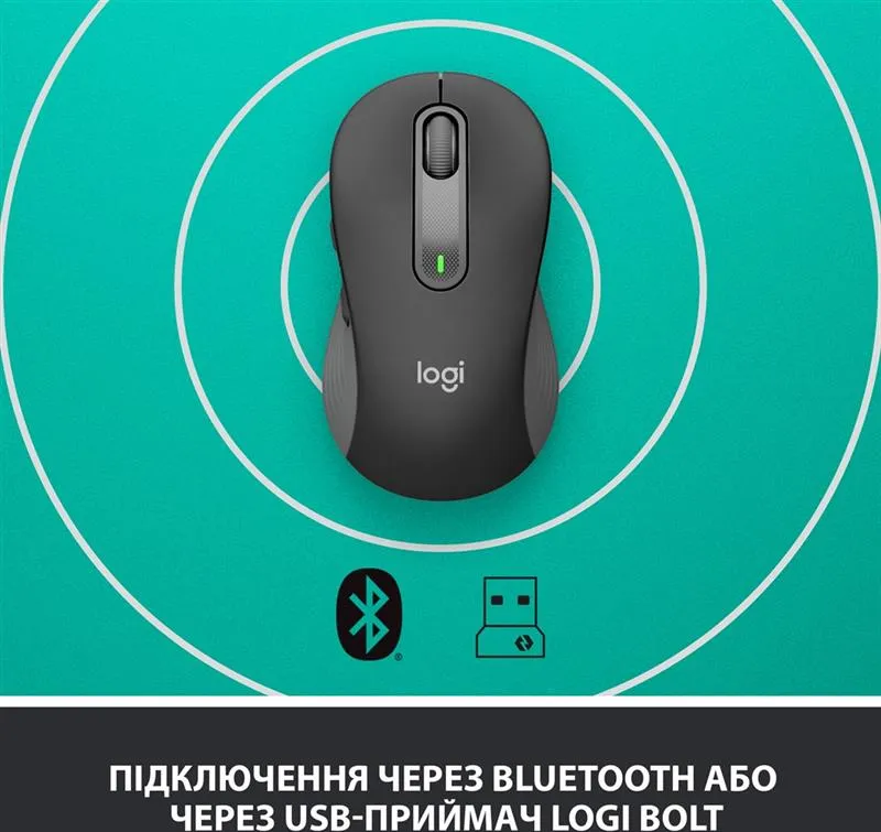 Миша бездротова Logitech Signature M650 L Graphite (910-006236) - мініатюра 5