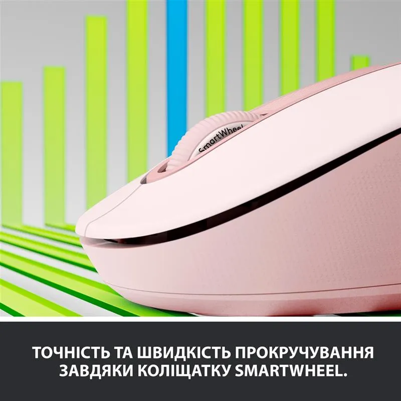 Миша бездротова Logitech Signature M650 L Rose (910-006237) - мініатюра 2