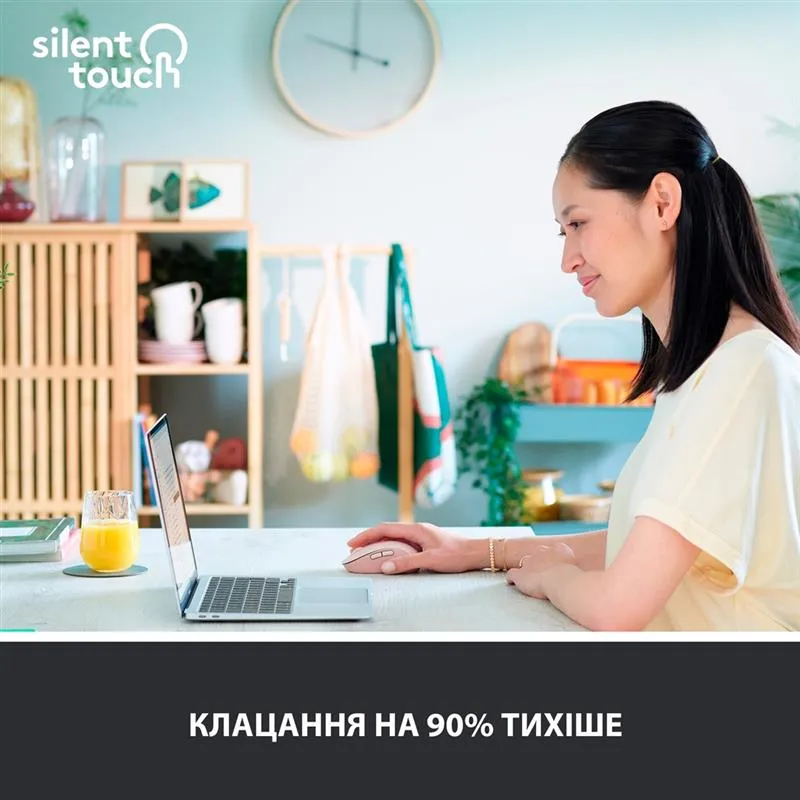 Миша бездротова Logitech Signature M650 L Rose (910-006237) - мініатюра 3