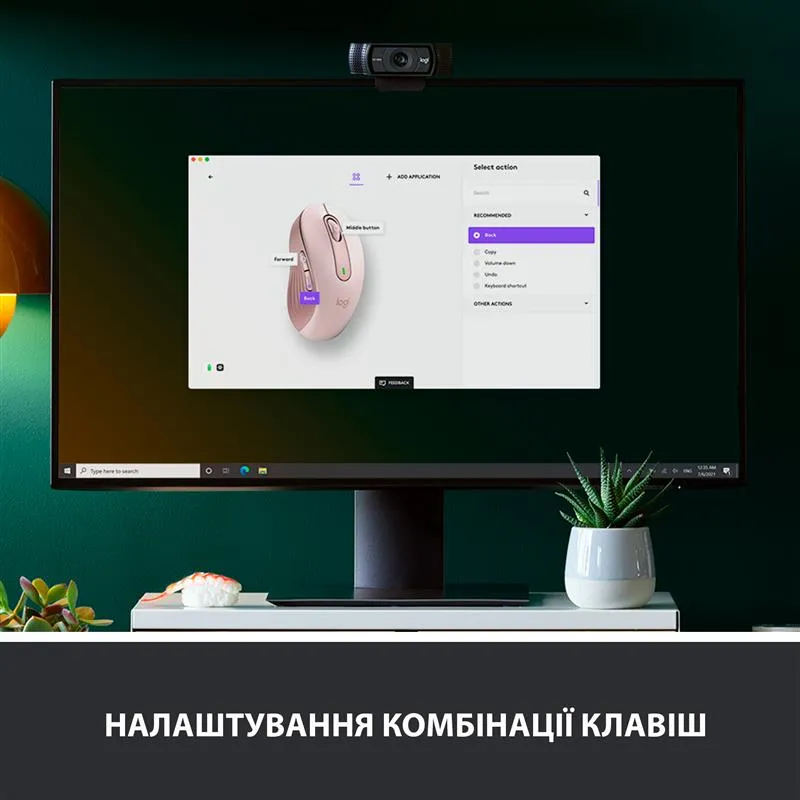 Миша бездротова Logitech Signature M650 L Rose (910-006237) - мініатюра 4