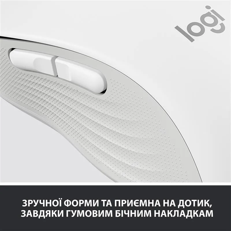 Миша бездротова Logitech Signature M650 L Off-White (910-006238) - мініатюра 6