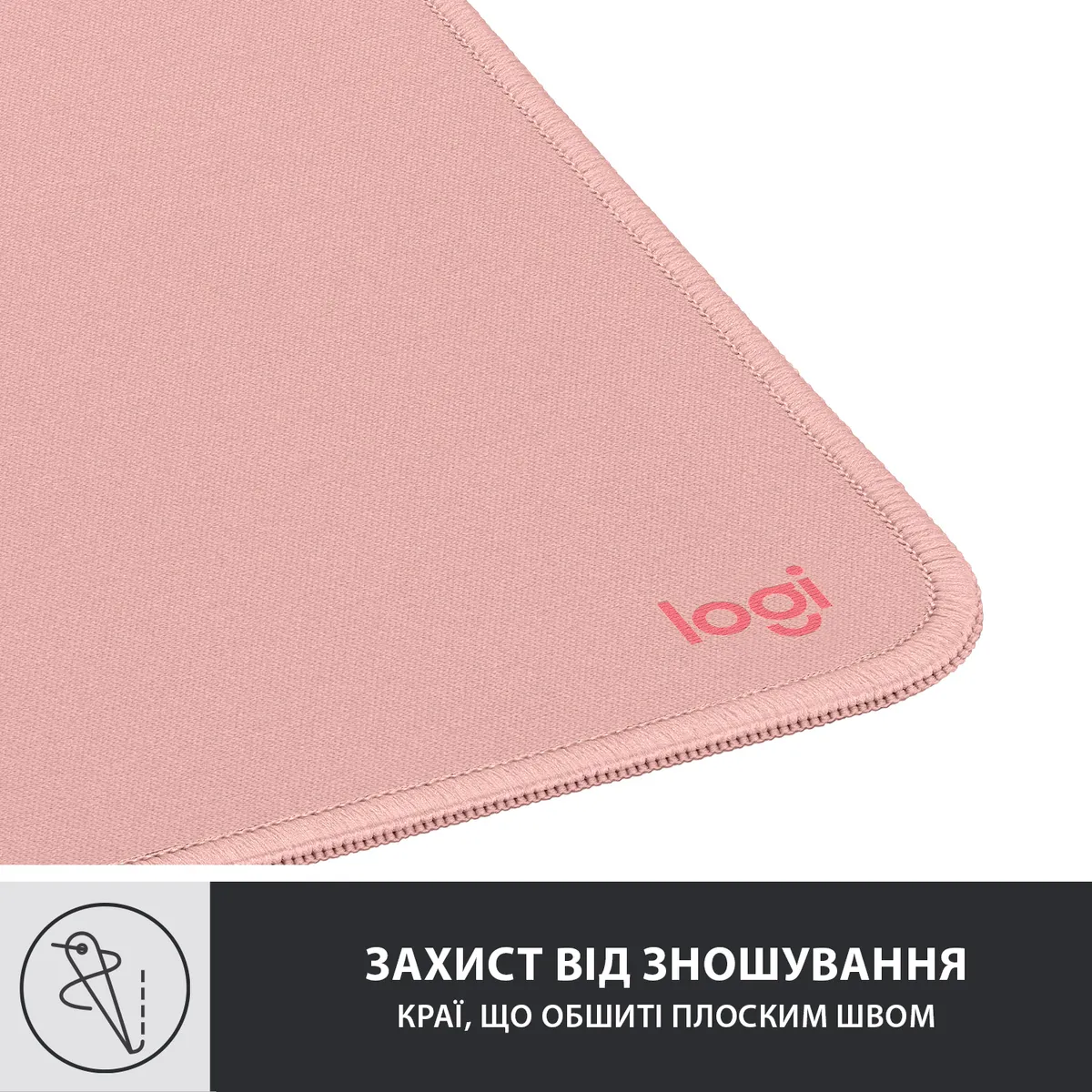 Ігрова поверхня Logitech Mouse Pad Studio Darker Rose (956-000050) - мініатюра 4