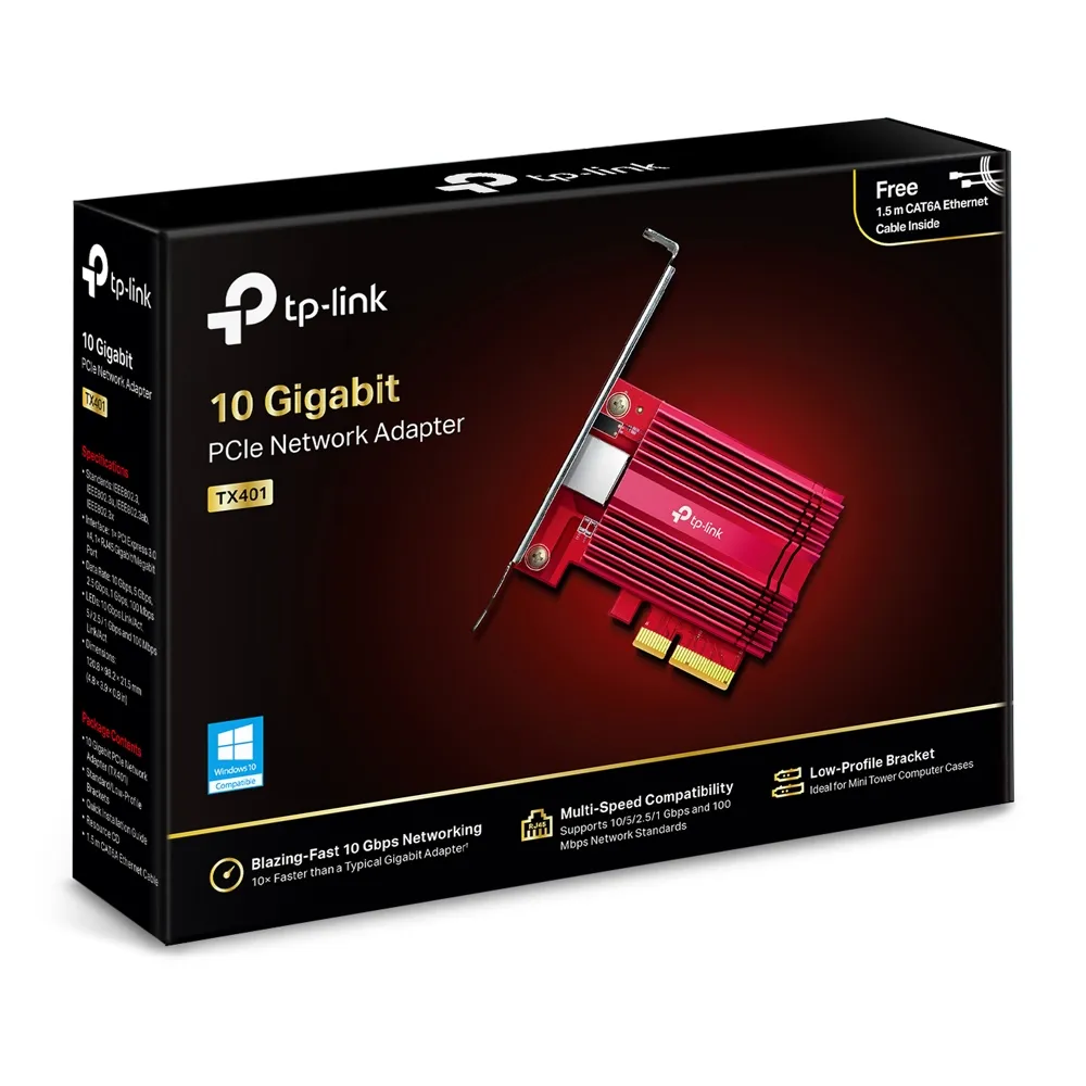Мережевий адаптер TP-Link TX401 - мініатюра 4