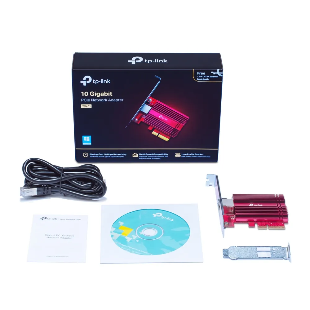 Мережевий адаптер TP-Link TX401 - мініатюра 5