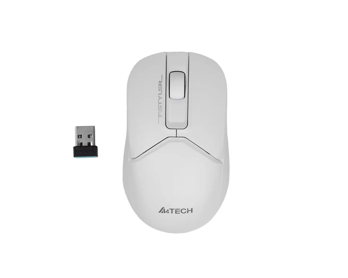 Комплект (клавіатура, миша) бездротовий A4Tech FG1012 White - мініатюра 5