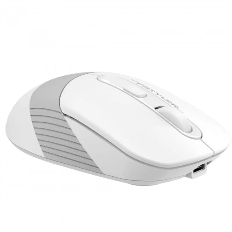 Миша бездротова A4Tech FB10C Grayish White - зображення 1