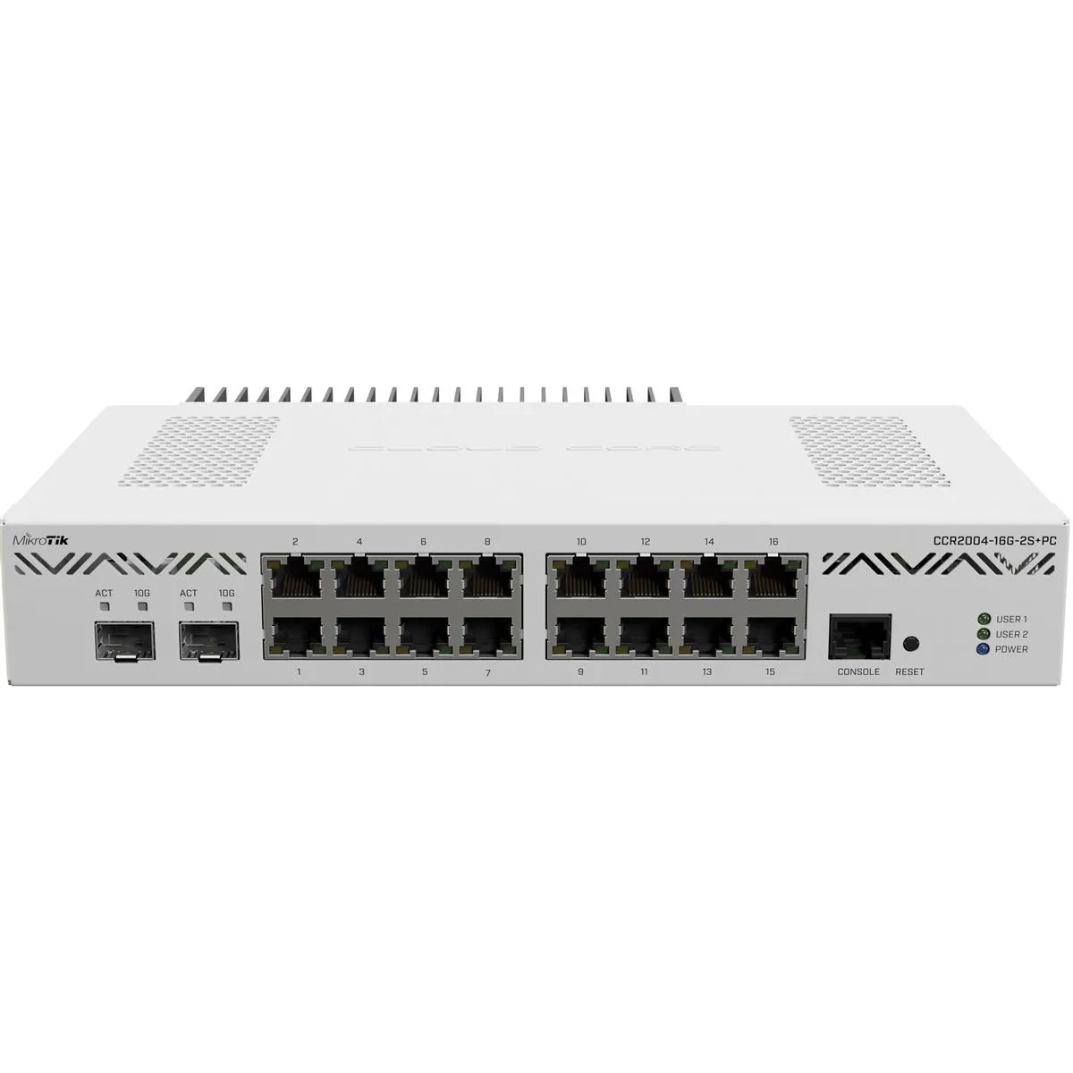 Маршрутизатор MikroTik CCR2004-16G-2S+PC - зображення 1