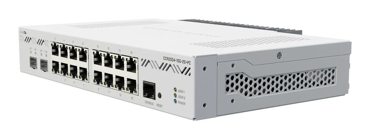 Маршрутизатор MikroTik CCR2004-16G-2S+PC - мініатюра 3
