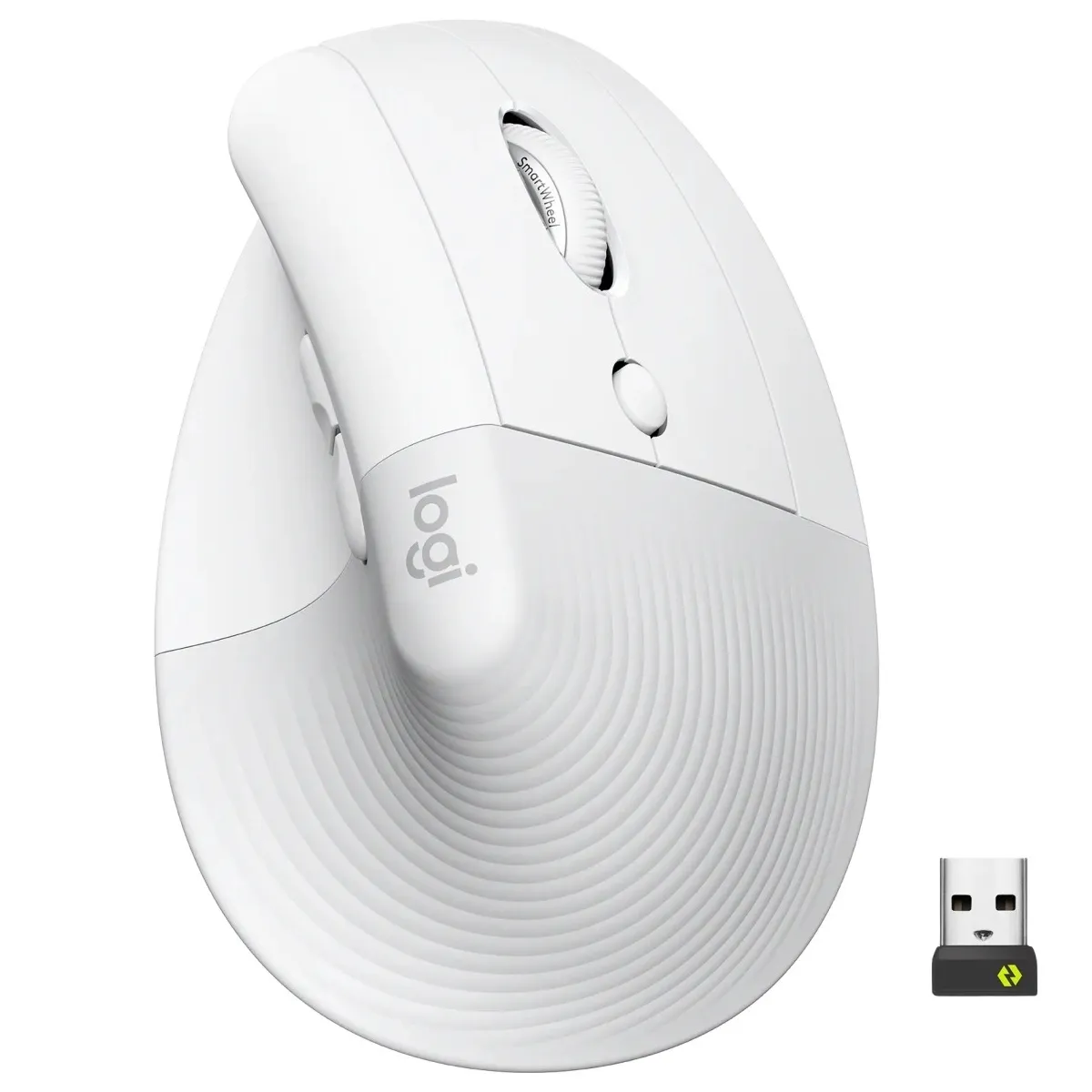 Миша бездротова Logitech Lift Vertical Ergonomic White (910-006475) - мініатюра 12