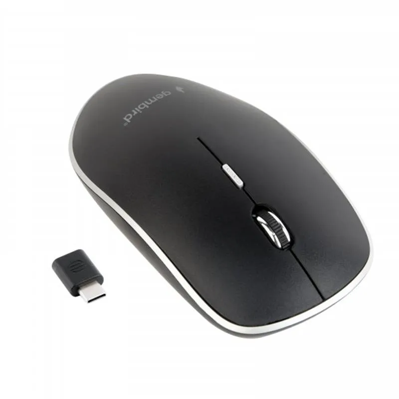 Миша бездротова Gembird MUSW-4BSC-01 Black - мініатюра 2
