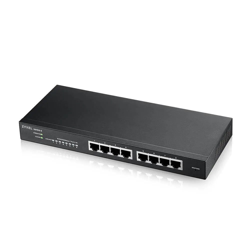 Комутатор ZYXEL GS1915-8 (GS1915-8-EU0101F) - зображення 1